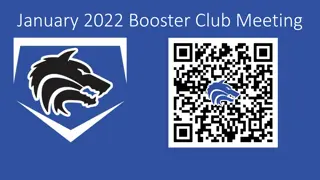 January 2022 Booster Club Meeting