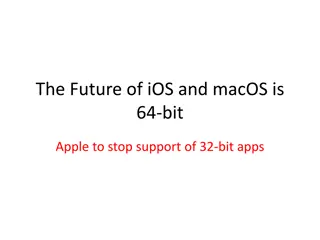 The Future of iOS and macOS is 64-bit