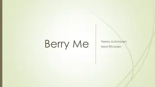 Berry.Me App: Create Your Berry Database Easily