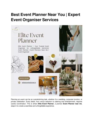 Best Event Planner Near You _ Expert Event Organiser Services