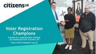 Voter Registration Champions: A Guide for Organisations Seeking Accreditation