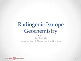 Radiogenic Isotope Geochemistry in Nucleus Physics