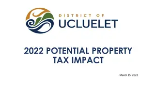 2022 POTENTIAL PROPERTY  TAX IMPACT