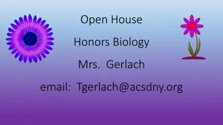 Honors Biology Course Overview