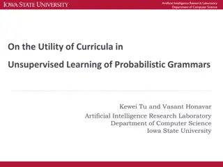 Unsupervised Learning of Probabilistic Grammars