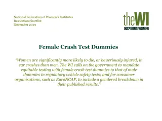 Female Crash Test Dummies