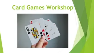 Card Games Workshop