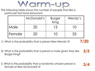 Probability and Independent Events Study