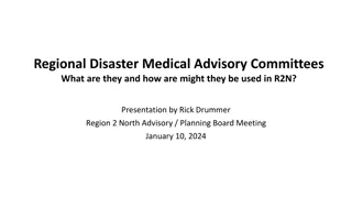 Regional Disaster Medical Advisory Committees