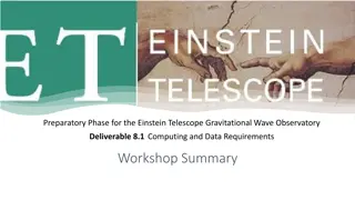 Einstein Telescope Observatory Workshop Summary