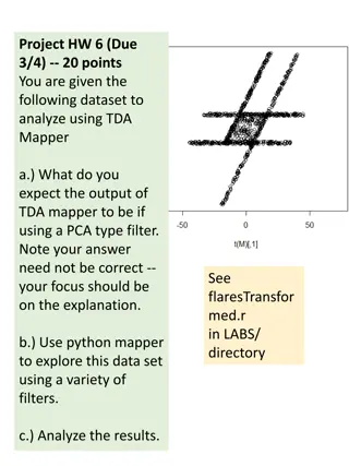 Data Analysis Using TDA Mapper - Exploring Filters and Results