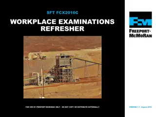 Workplace Examinations Refresher for Freeport-McMoRan Employees