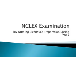 RN Nursing Licensure Preparation Spring 2017 Eligibility Instructions