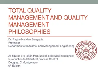 Quality Management Philosophies and Dimensions at IIT Kanpur