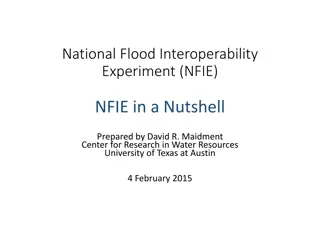 National Flood Interoperability Experiment: NFIE in a Nutshell