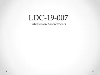 Statutory Role of Planning Commission and Board of County Commissioners