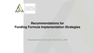 Funding Formula Implementation Strategies Overview