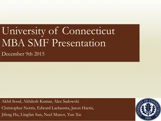 University of Connecticut MBA SMF Presentation Dec 9th 2015 - Investment Philosophy & Strategy