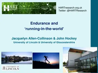 Endurance in Distance Running: Sociology & Anthropology Perspectives