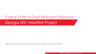 Forging a Path to Great Participant Experience in Georgia WIC