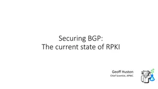 Ensuring BGP Security State