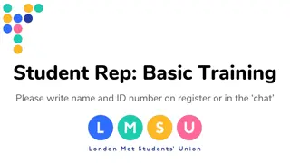 Student Rep: Basic Training