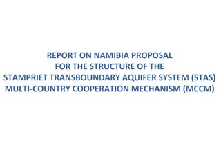 Proposal for the Stampriet Transboundary Aquifer System Multi-Country Cooperation Mechanism