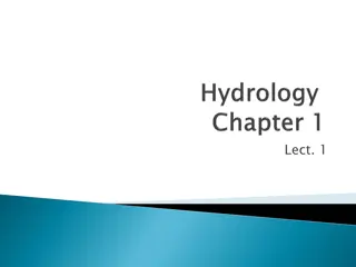 Hydrology and Engineering Applications in Water Study