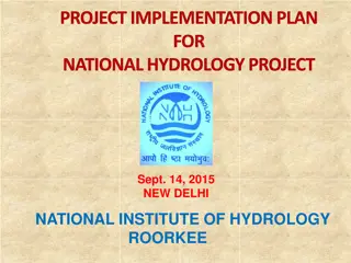 National Hydrology Project Implementation Plan