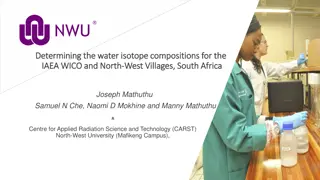 Water Isotope Compositions in North-West Villages, South Africa