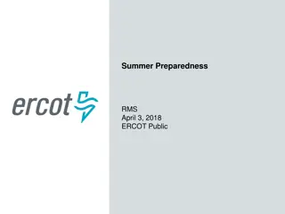 ERCOT Summer Preparedness Update