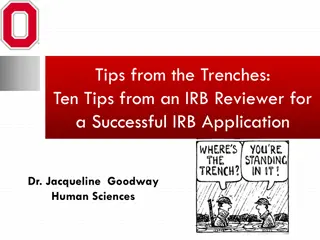 Key Tips for Successful IRB Application