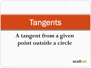 Constructing Tangents and Bisecting Lines in Geometry