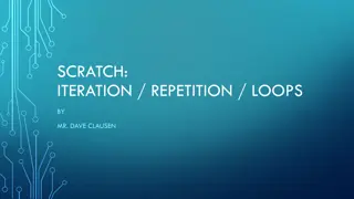 Scratch Iteration, Repetition, and Loops