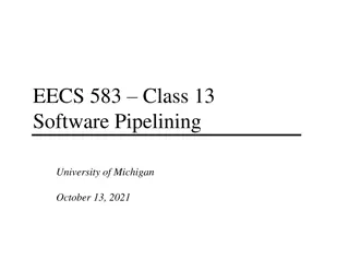 Software Pipelining at University: Terminology and Resource Usage