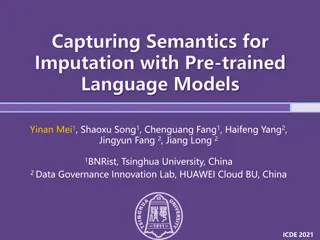 Capturing Semantics for Imputation with Pre-trained Language Models