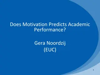 Motivation Theories and Academic Performance Study