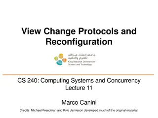 View Change Protocols and Reconfiguration in Computing Systems