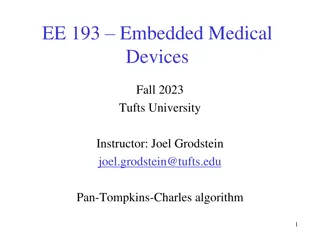 Embedded Medical Devices - ECG Analysis and Algorithms