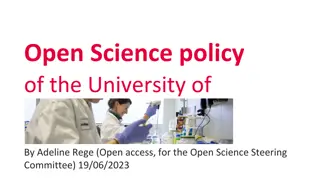 Open Science policy