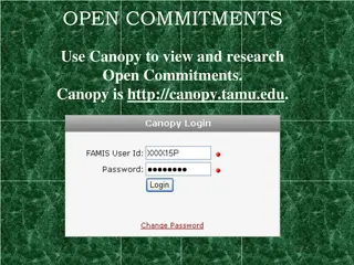 OPEN COMMITMENTS