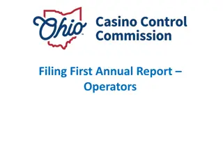 Annual Report Filing Requirements for Skill-Based Amusement Operators