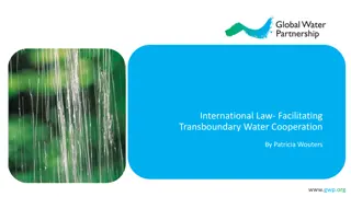 Facilitating Transboundary Water Cooperation