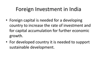 Foreign Investment in India: Forms and Benefits