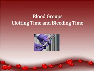 Practical Blood Group and Clotting Time Analysis