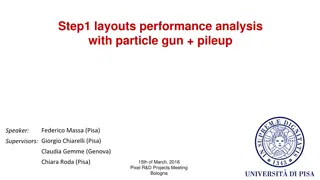 Layout Performance Analysis with Particle Gun & Pileup Studies