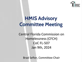 Central Florida Homelessness Commission HMIS Advisory Committee