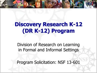 Discovery Research K-12 (DR K-12) Program