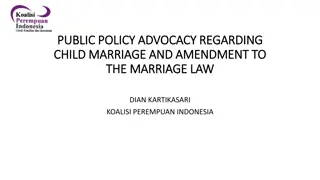 Advocacy to End Child Marriage and Amend Marriage Law in Indonesia