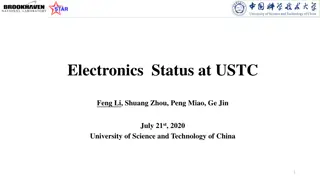 Electronics  Status at USTC